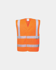 Veiligheidsvest gerecycled polyester om te personaliseren - Oranje