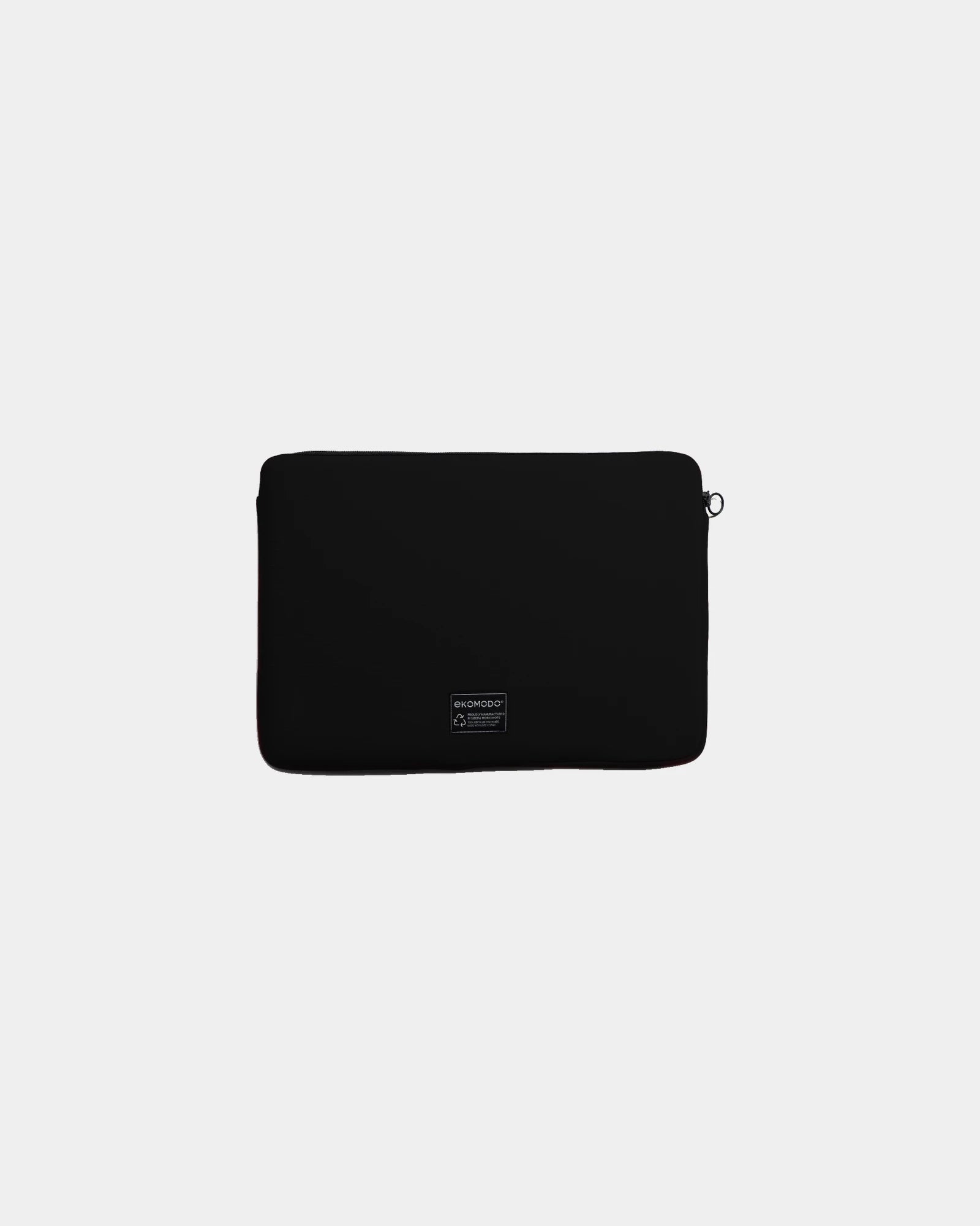 Laptophoes gerecycled polyamide Apar om te personaliseren - Zwart