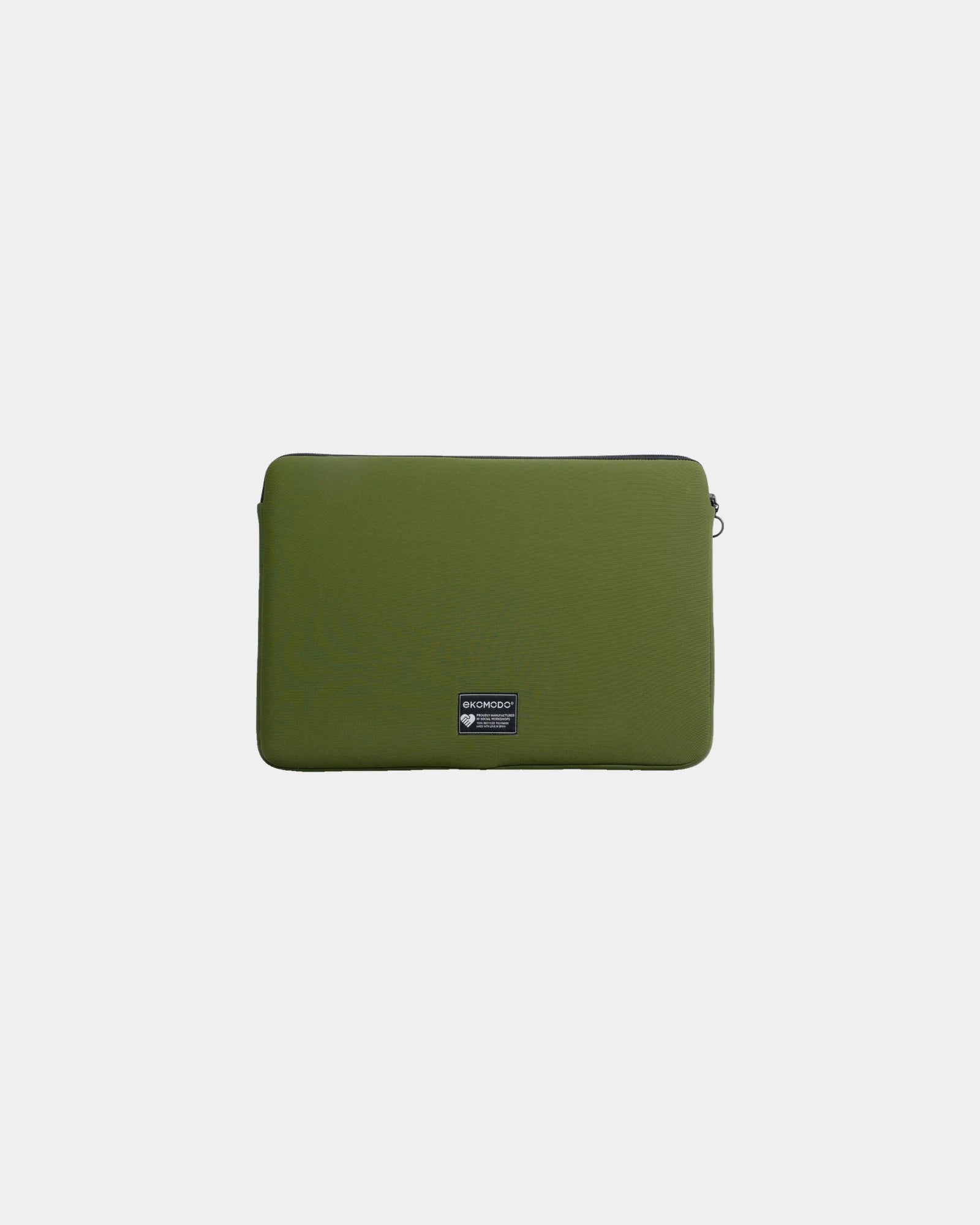 Laptophoes gerecycled polyamide Apar om te personaliseren - Groen