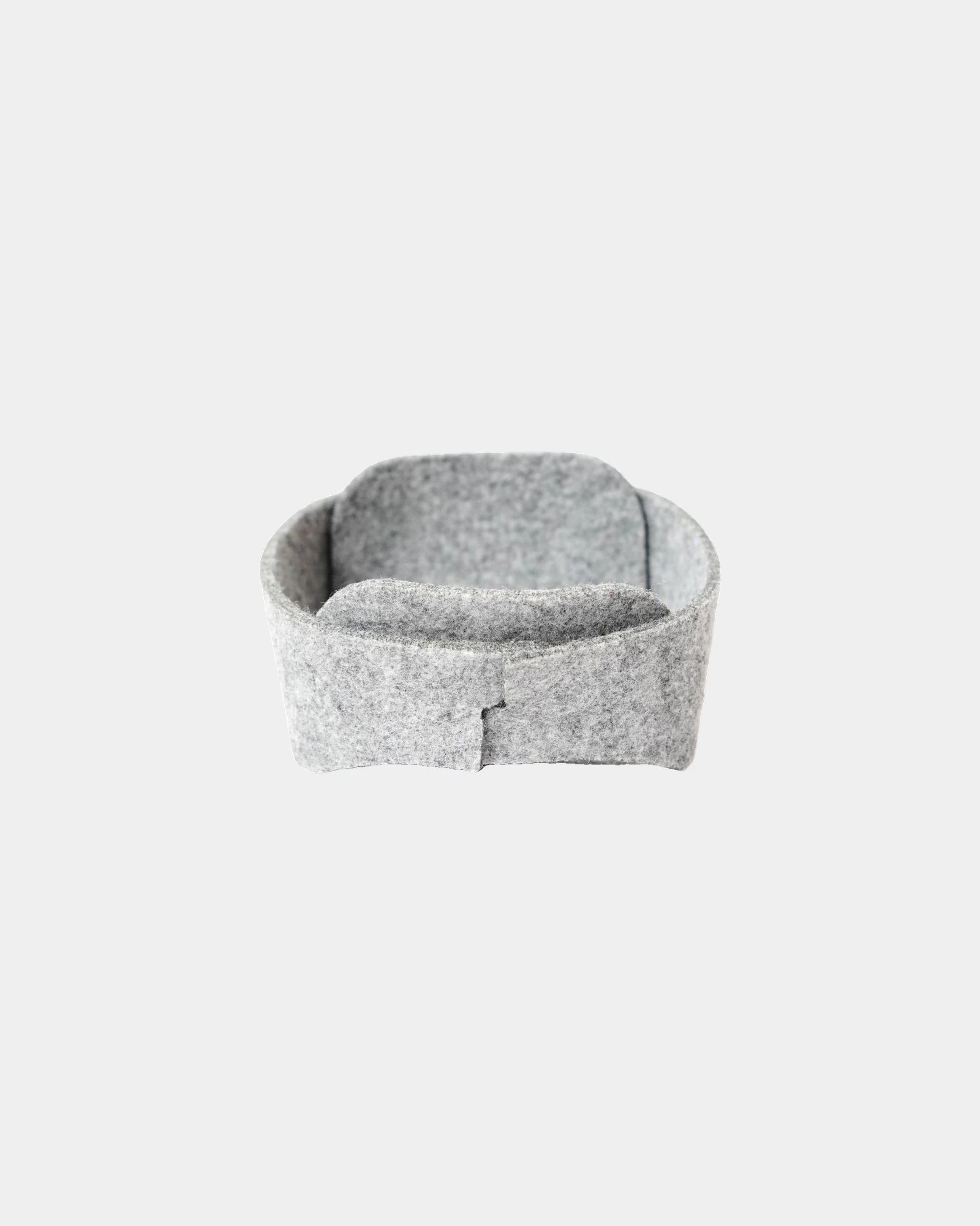 Opbergmandje gerecycled vilt Biru om te personaliseren