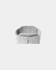 Opbergmandje gerecycled vilt Biru om te personaliseren