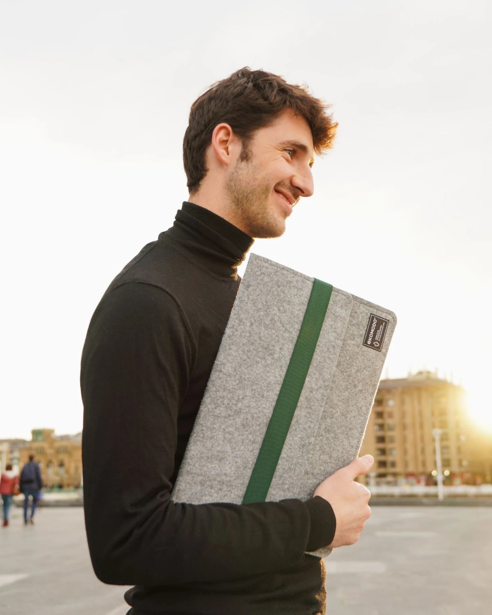 Laptophoes gerecycled RPET Hazi 13" om te personaliseren