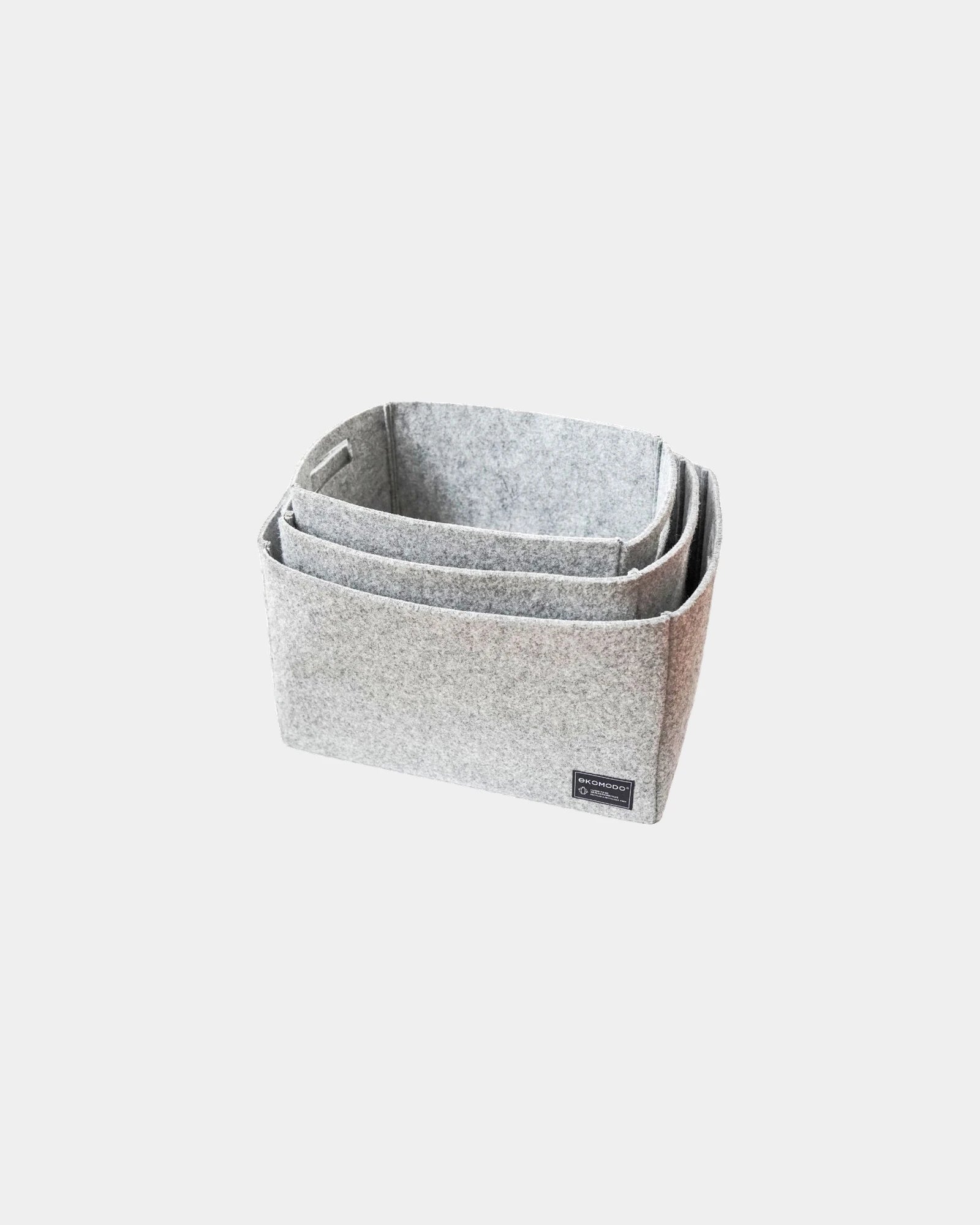 Opbergmand gerecycled PET Ekomodo Jaso om te personaliseren
