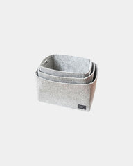 Opbergmand gerecycled PET Ekomodo Jaso om te personaliseren