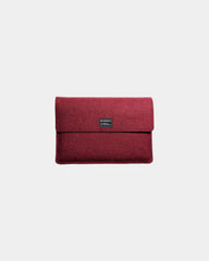 Laptophoes gerecycled RPET Lapatx 13" om te personaliseren - Granaatrood