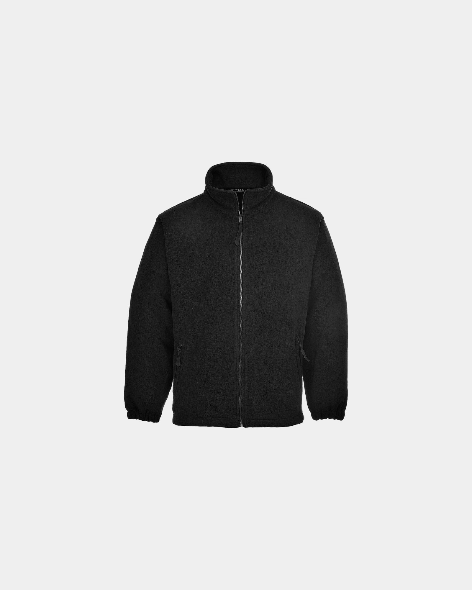 Fleecevest 280g/m² anti-pluis om te personaliseren - Zwart-Hemelsblauw