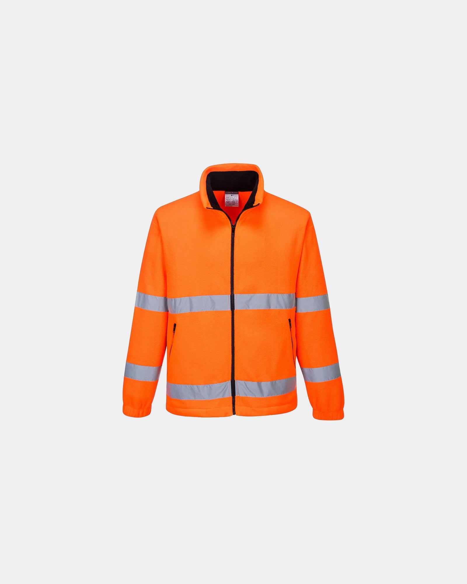 Fleecevest hi-vis anti-pluis 250 g/m² om te personaliseren - Oranje