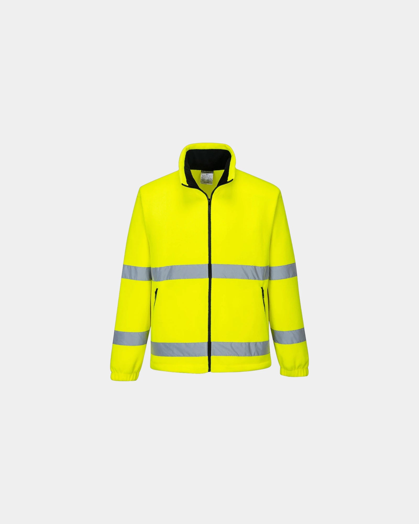 Fleecevest hi-vis anti-pluis 250 g/m² om te personaliseren - Geel