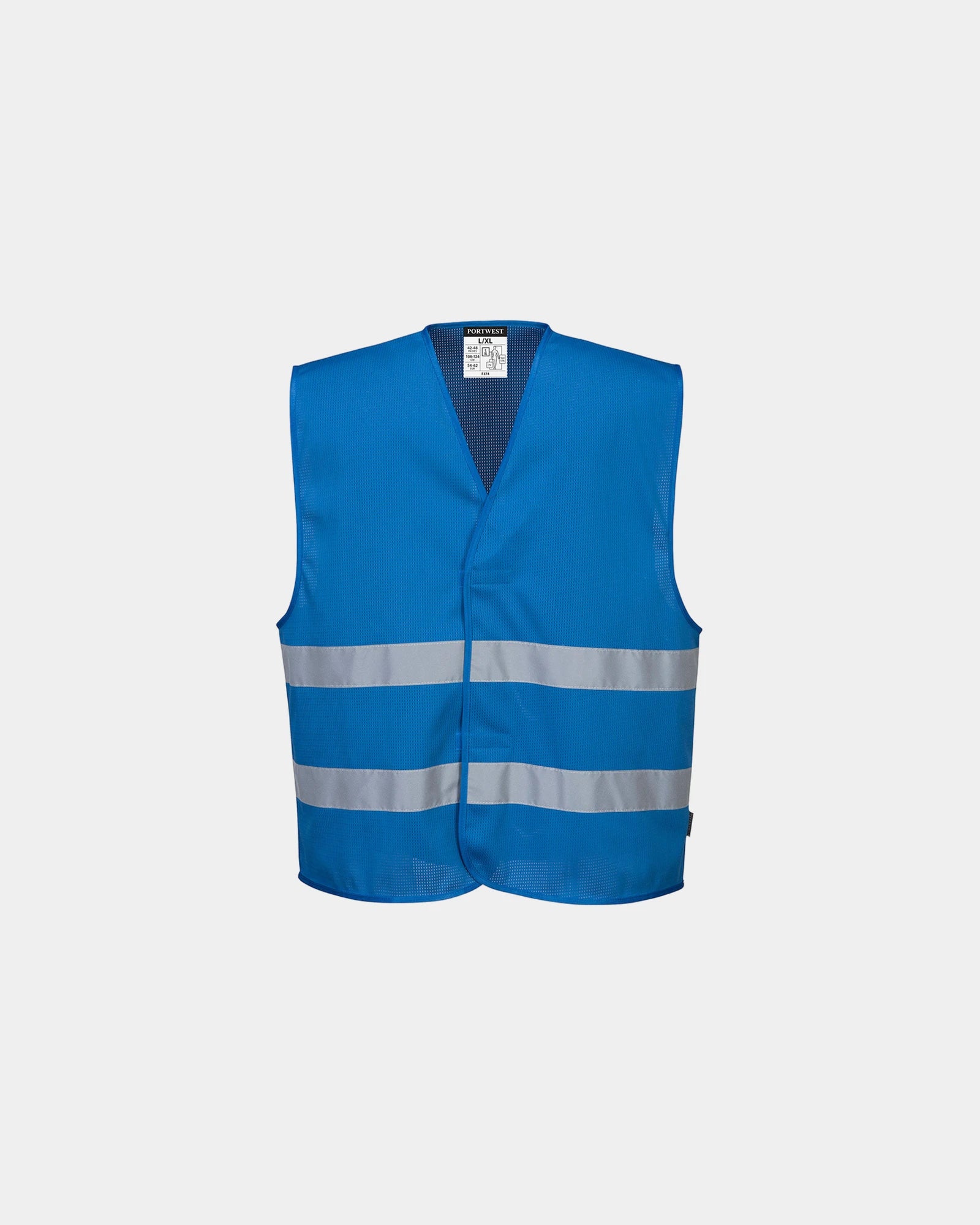 Reflecterend gilet Iona MeshAir om te personaliseren - Donkerblauw