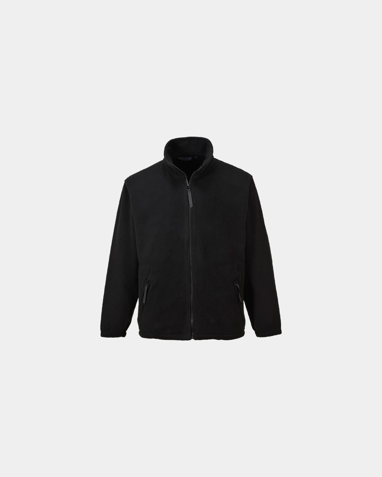 Fleecejack 400g/m² anti-pluis Argyll om te personaliseren - Zwart-Hemelsblauw