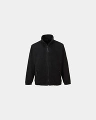 Fleecejack 400g/m² anti-pluis Argyll om te personaliseren - Zwart-Hemelsblauw