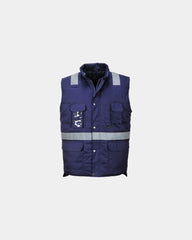 Bodywarmer Iona met opbergzakken om te personaliseren - Marineblauw