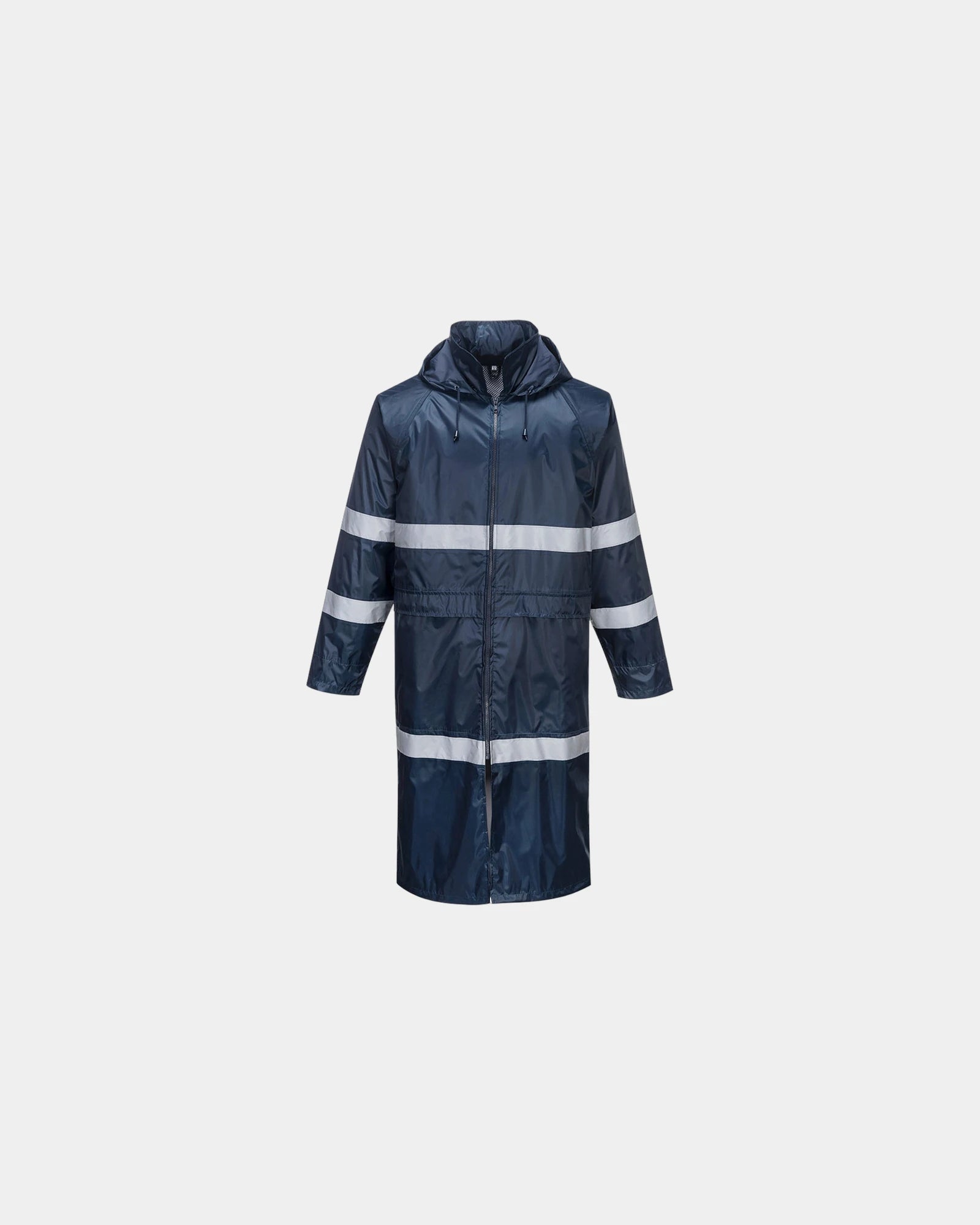 Regenjas waterdicht polyester Iona om te personaliseren - Marineblauw