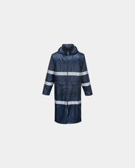 Regenjas waterdicht polyester Iona om te personaliseren - Marineblauw