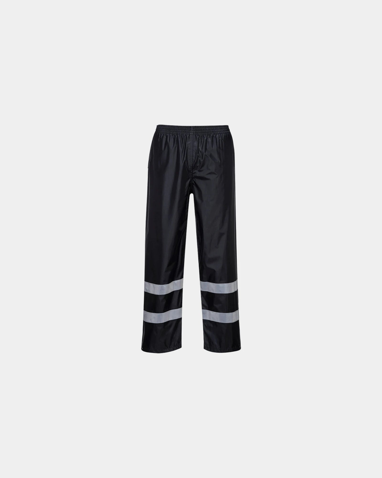 Regenbroek polyester PVC verstelbare om te personaliseren - Zwart-Hemelsblauw