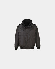 Jack 3-in-1 polyester 300D om te personaliseren - Zwart-Hemelsblauw