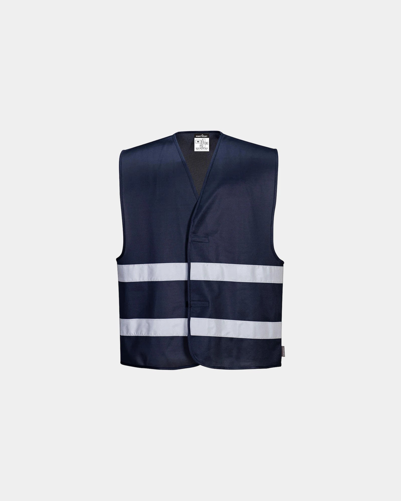 Veiligheidsvest polyester 124 g/m² om te personaliseren - Marineblauw