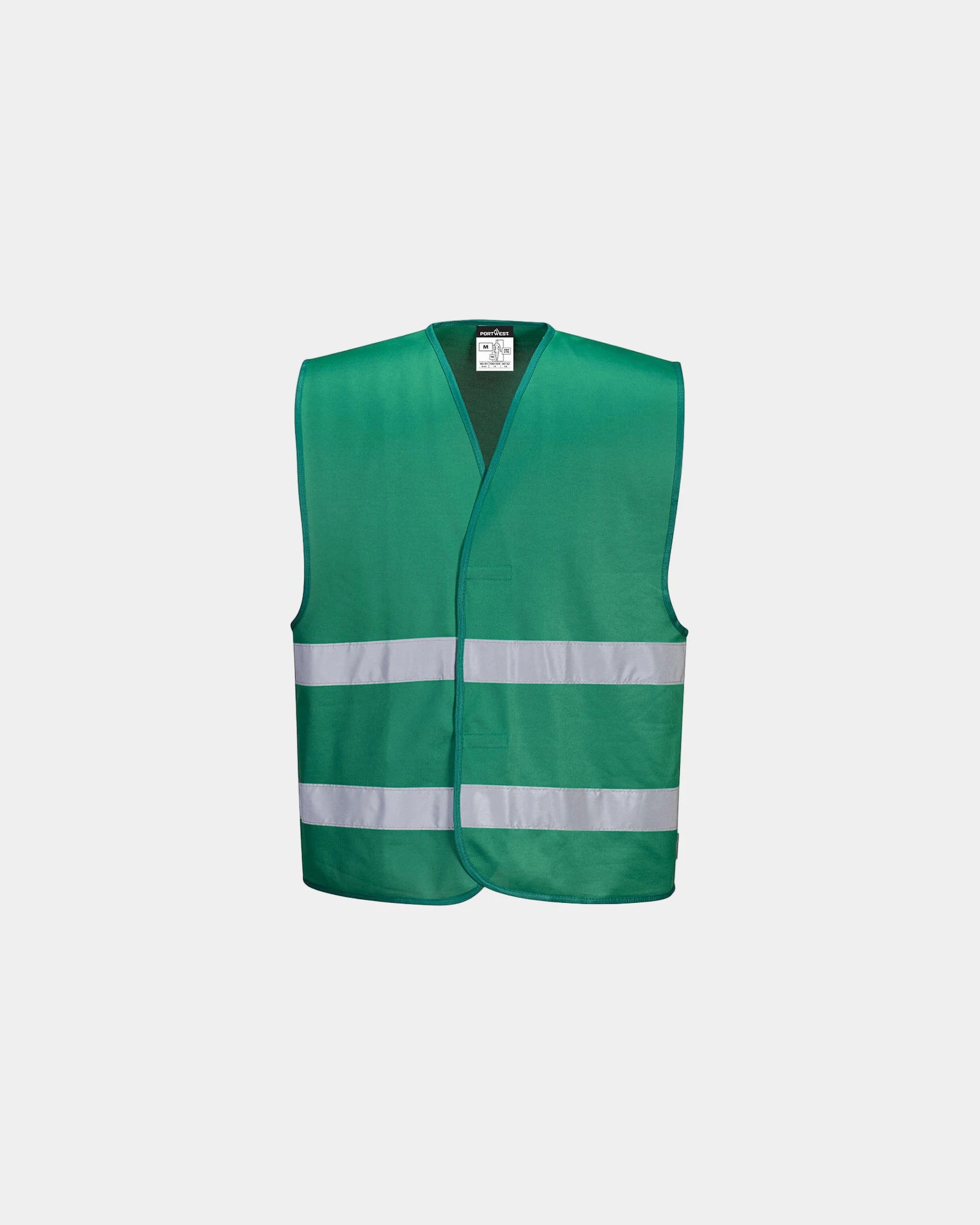 Veiligheidsvest polyester 124 g/m² om te personaliseren - Donkergroen
