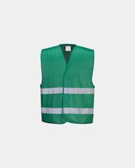 Veiligheidsvest polyester 124 g/m² om te personaliseren - Donkergroen