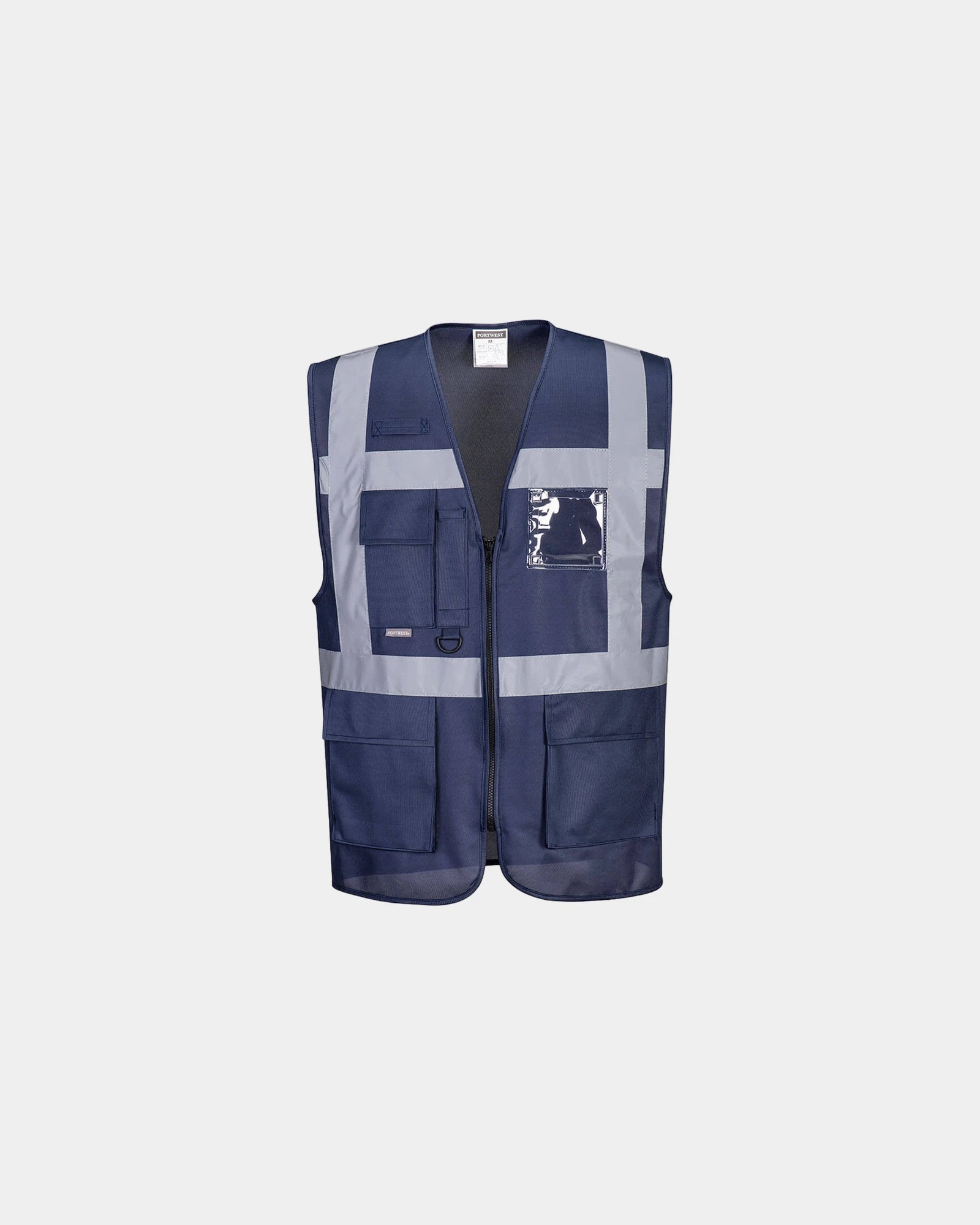 Executive gilet polyester om te personaliseren - Marineblauw