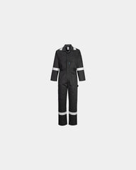 Overall reflecterend Iona polycotton om te personaliseren - Zwart-Hemelsblauw