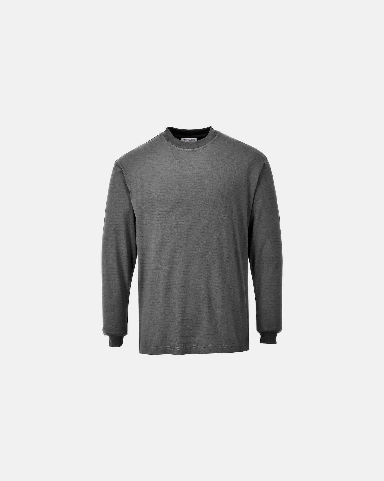 T-shirt lange mouwen vlamvertragend om te personaliseren - Grijs