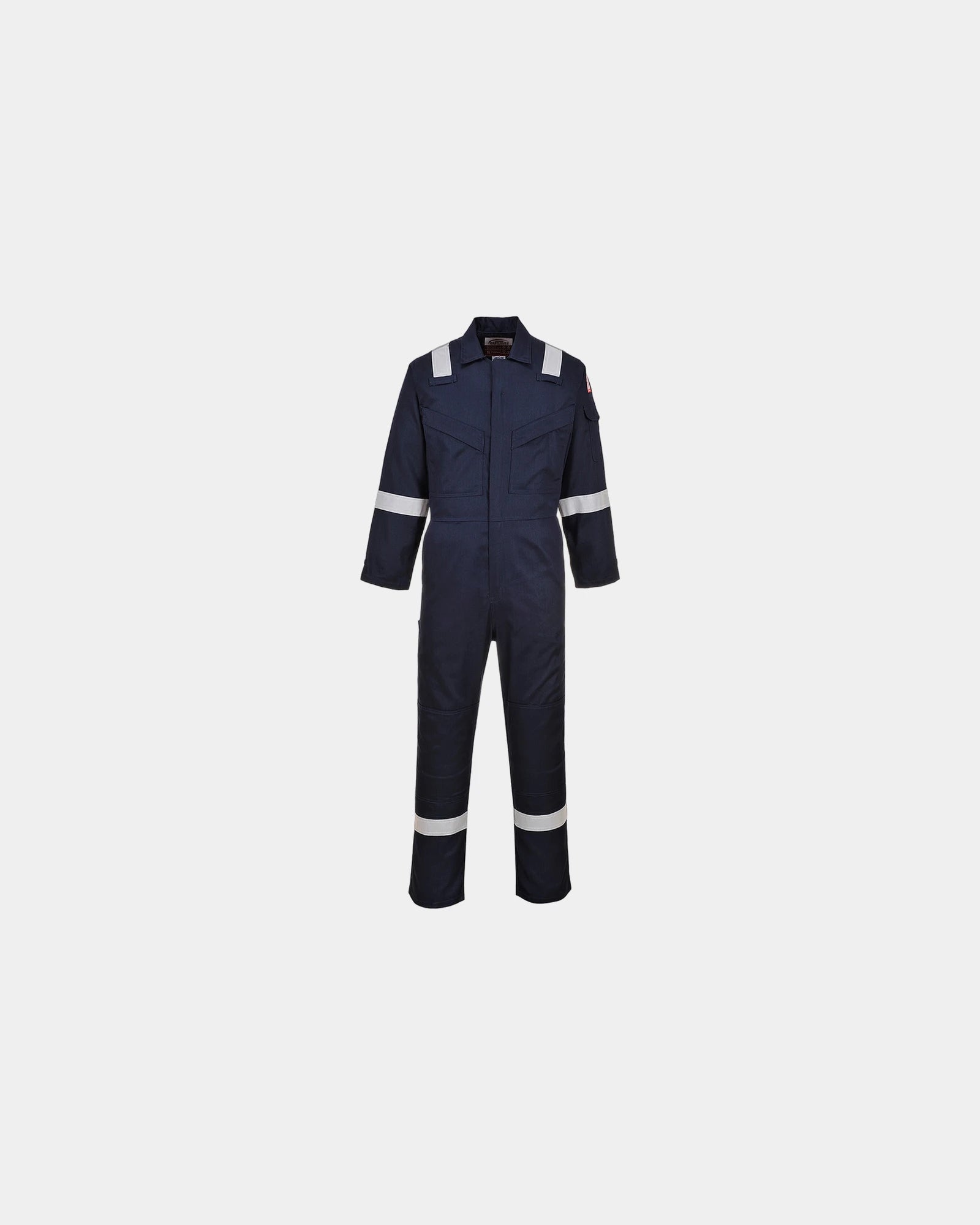Overall vlamvertragend 210g om te personaliseren - Marineblauw