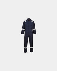 Overall vlamvertragend 210g om te personaliseren - Marineblauw