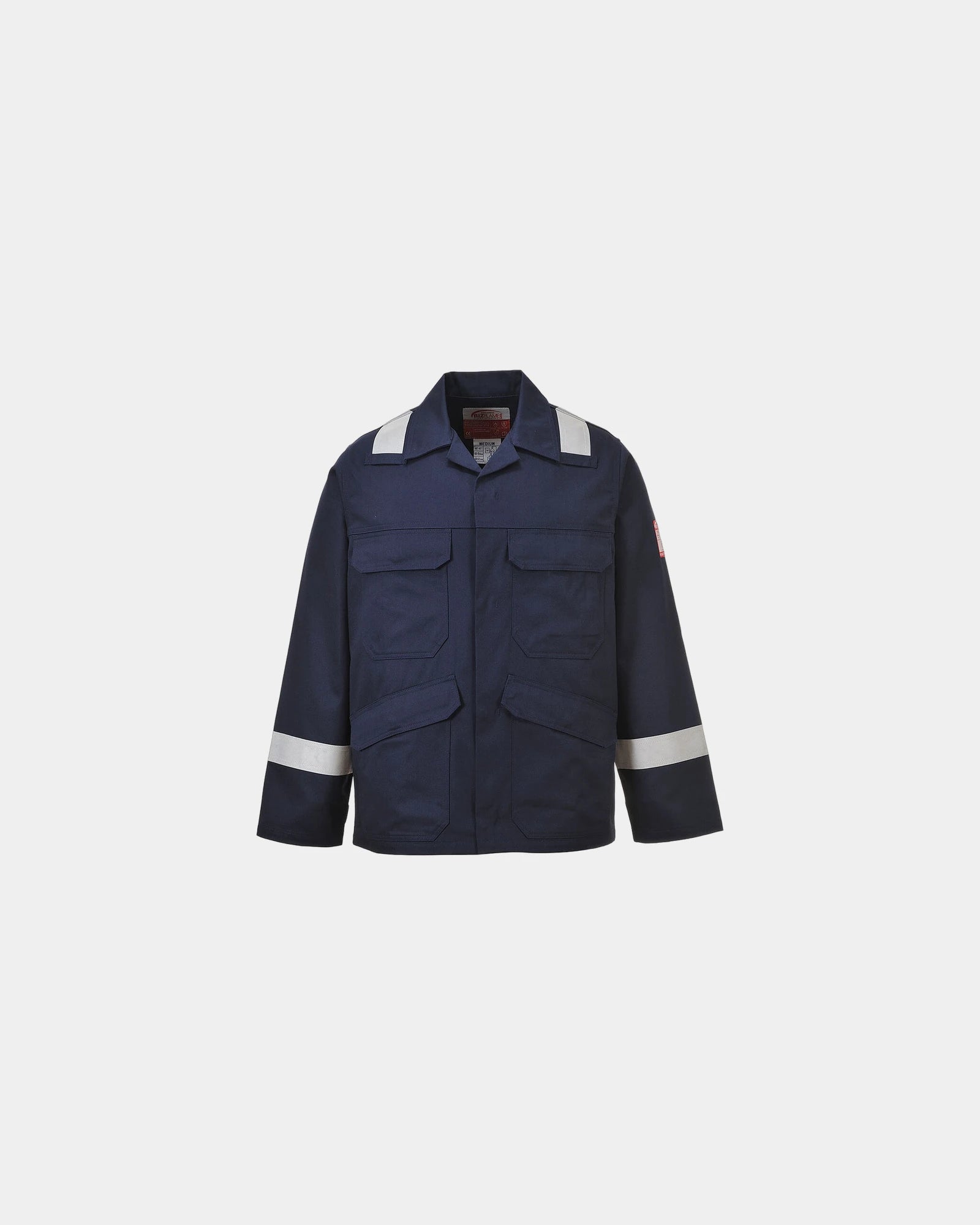 Overhemd Bizflame hoge zichtbaarheid om te personaliseren - Marineblauw