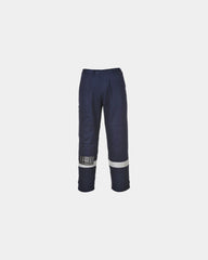 Broek hoge zichtbaarheid reflecterend om te personaliseren - Marineblauw