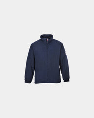 Fleecetrui antistatisch vlamvertragend om te personaliseren - Marineblauw