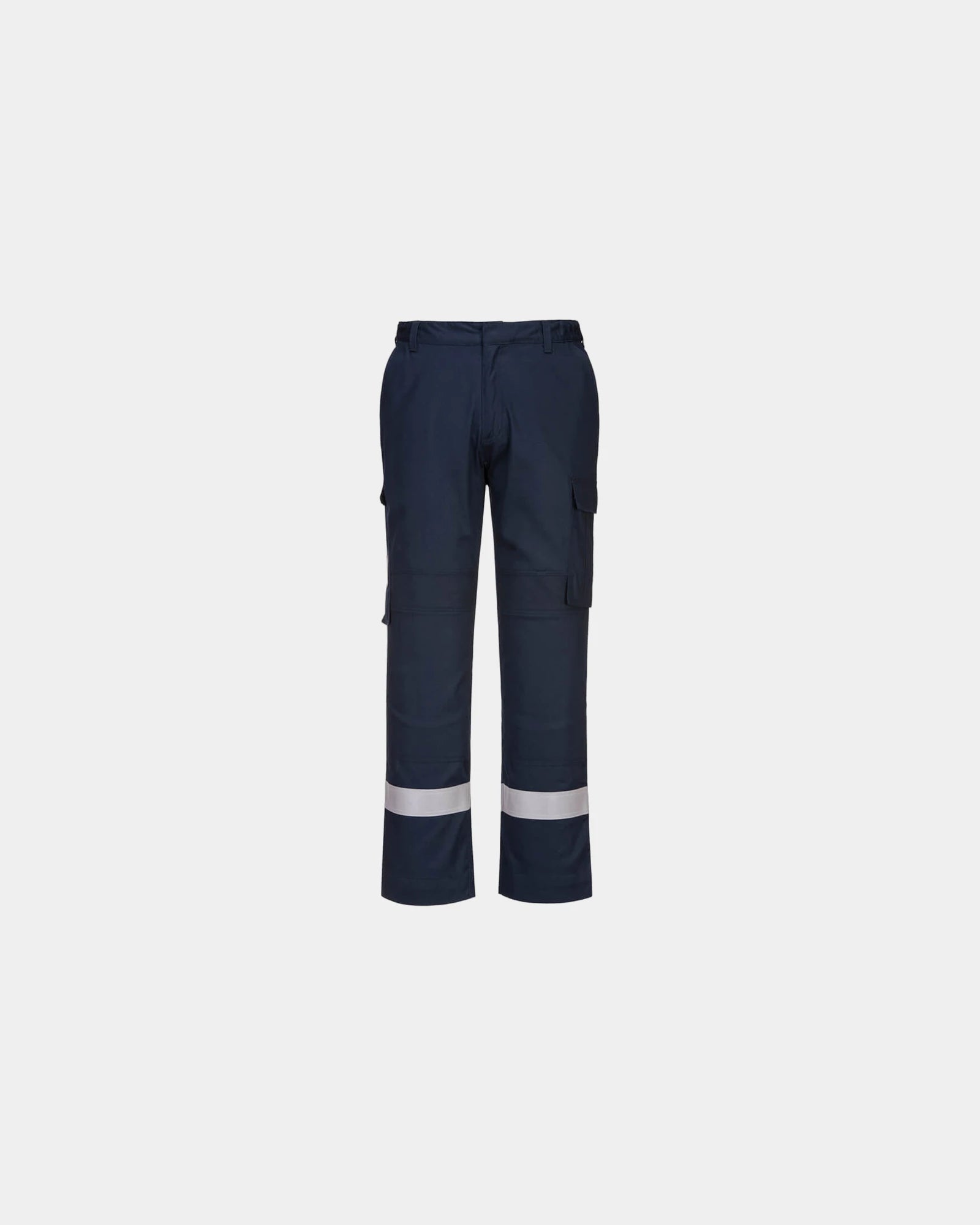 Werkbroek FR-katoen brandwerend om te personaliseren - Marineblauw