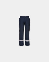 Werkbroek FR-katoen brandwerend om te personaliseren - Marineblauw