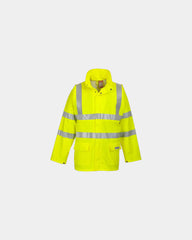 Regenjas HiVis waterdicht reflecterend om te personaliseren - Geel