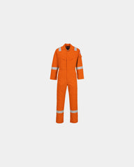 Vlamvertragende antistatische overall om te personaliseren - Oranje