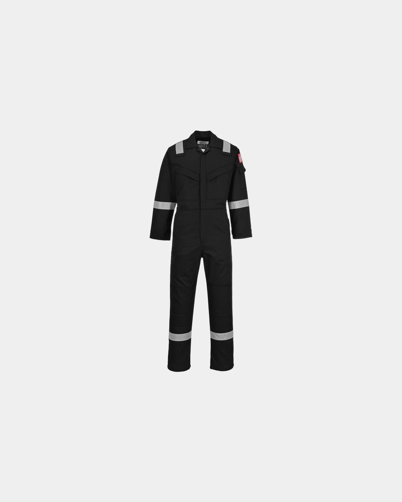 Vlamvertragende antistatische overall om te personaliseren - Zwart-Hemelsblauw