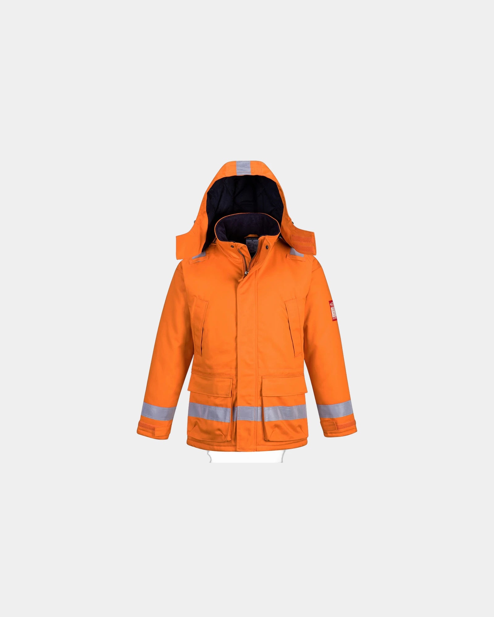 Parka winter vlamvertragend om te personaliseren - Oranje