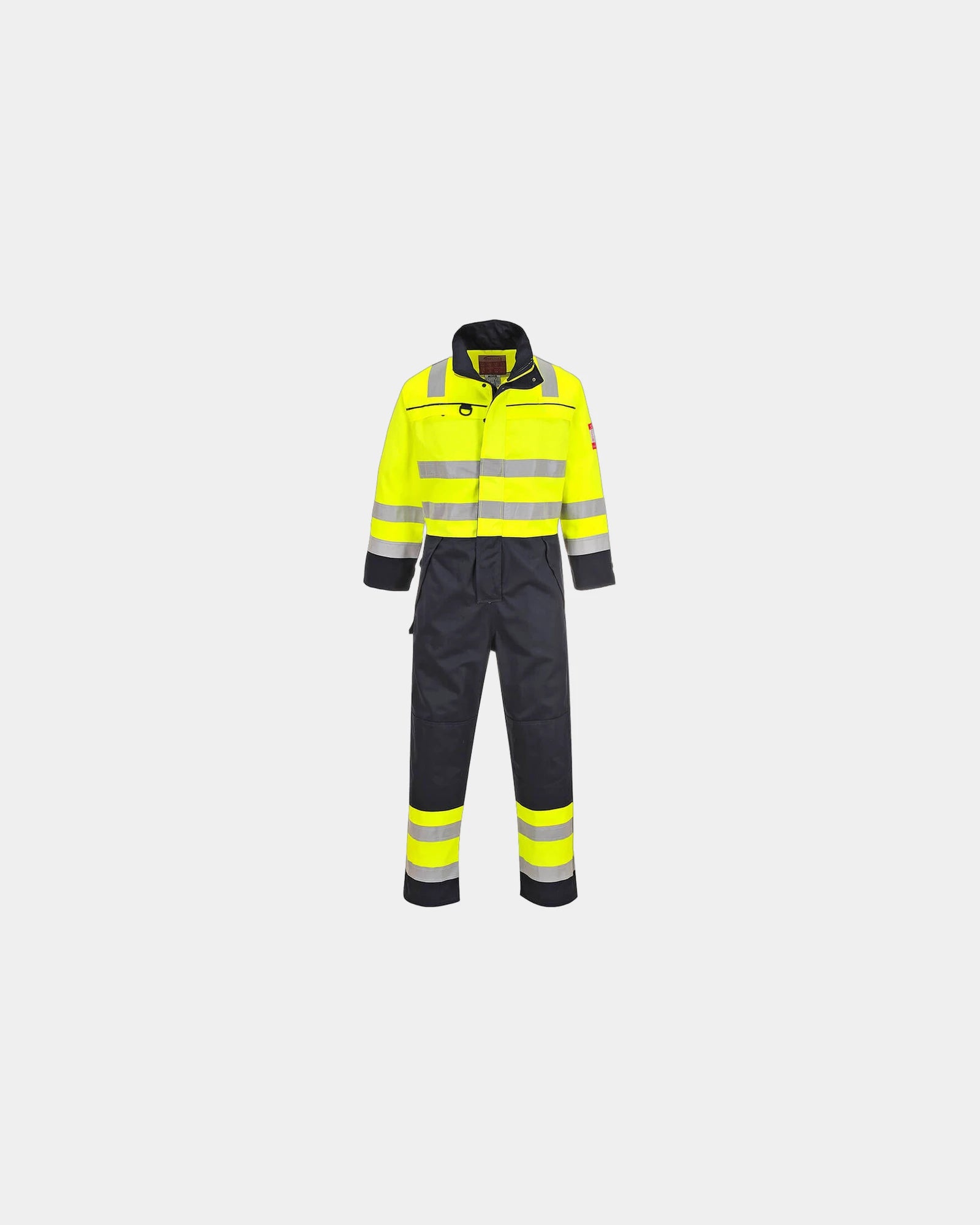 Overall hoge zichtbaarheid om te personaliseren - Geel-Marineblauw