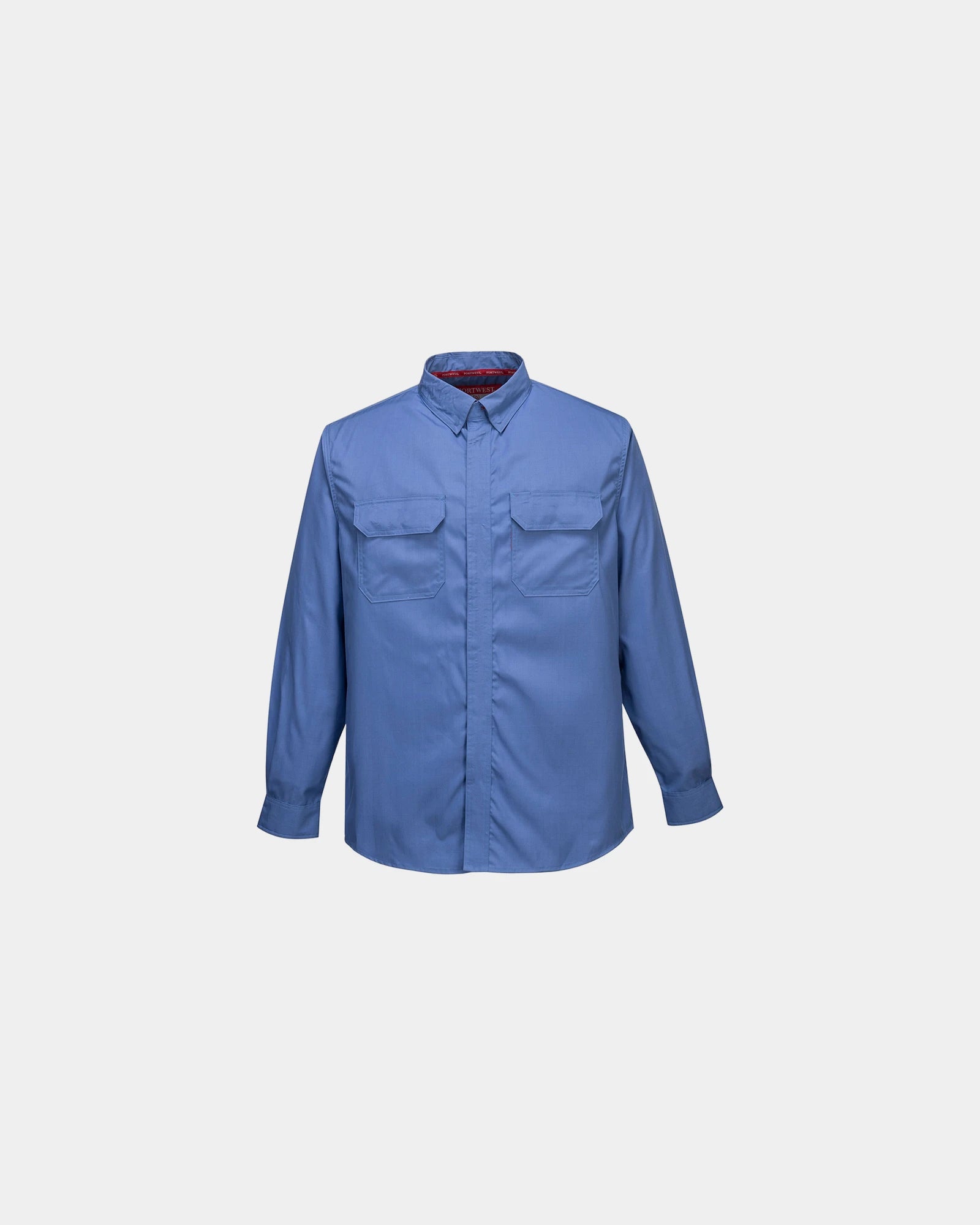 Overhemd FR-beschermend brandvertragend om te personaliseren - Blauw