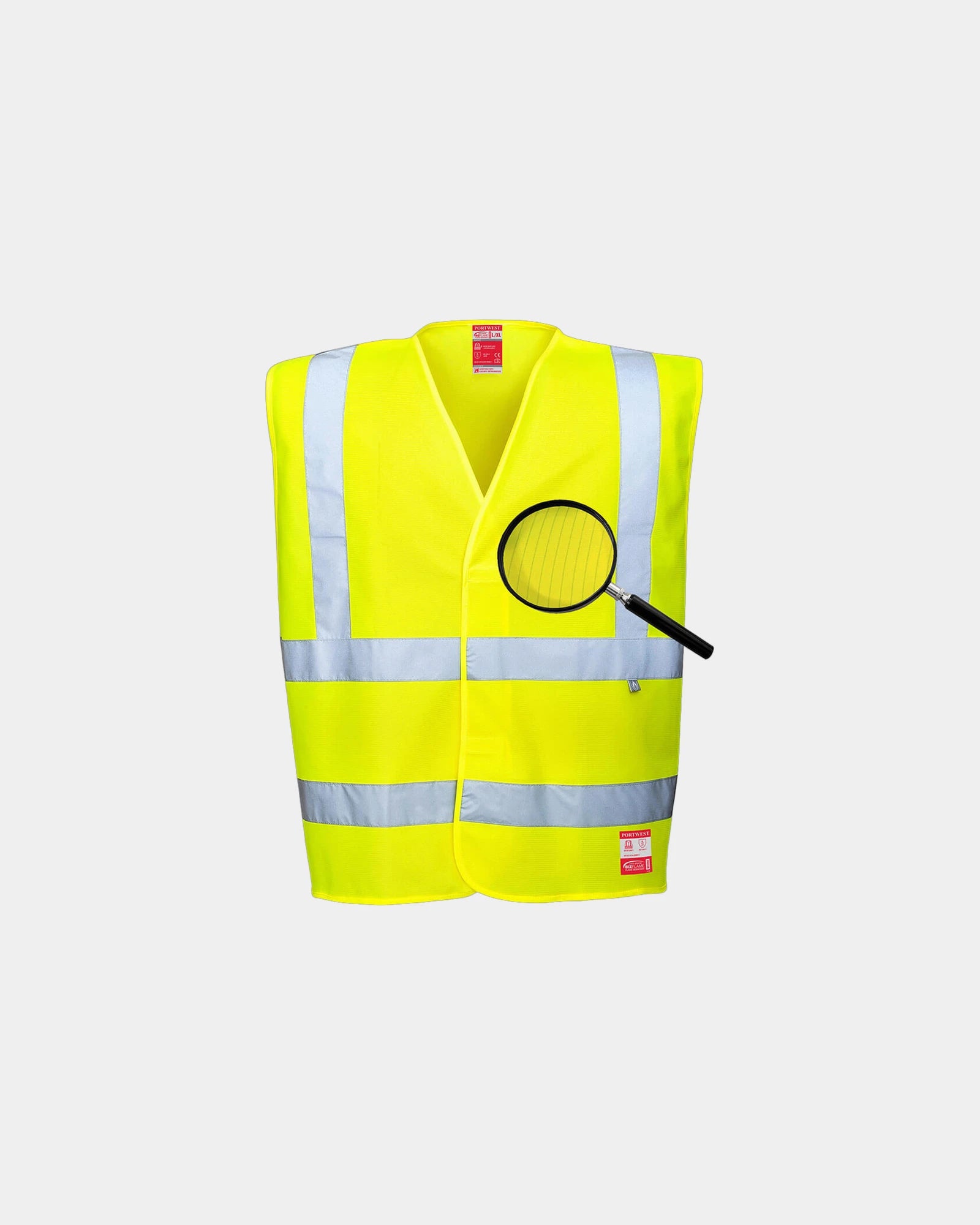 Veiligheidsvest antistatisch om te personaliseren - Geel