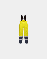 Broek multirisico om te personaliseren - Geel-Marineblauw