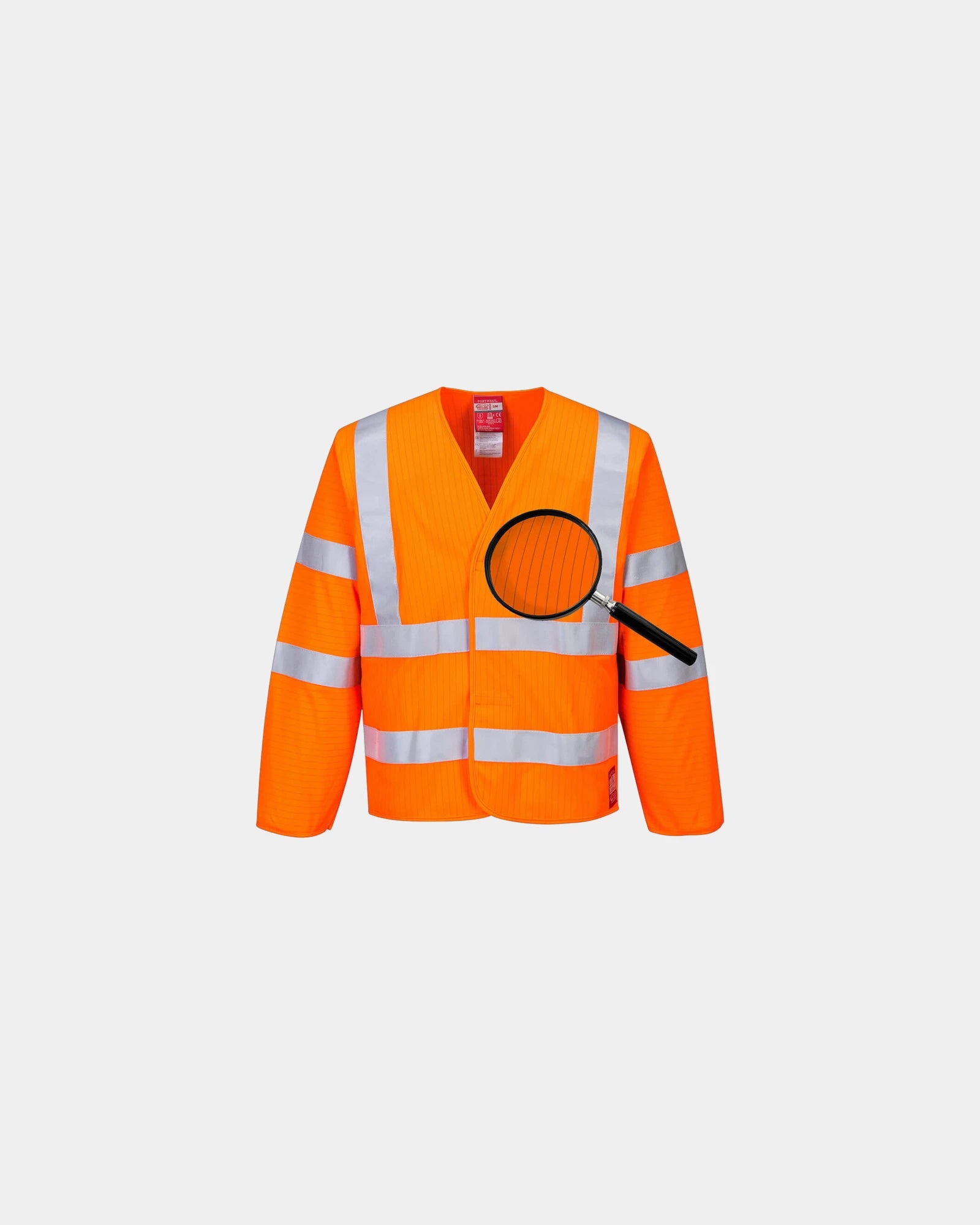 Antistatisch veiligheidsjack Hi-Vis om te personaliseren - Oranje