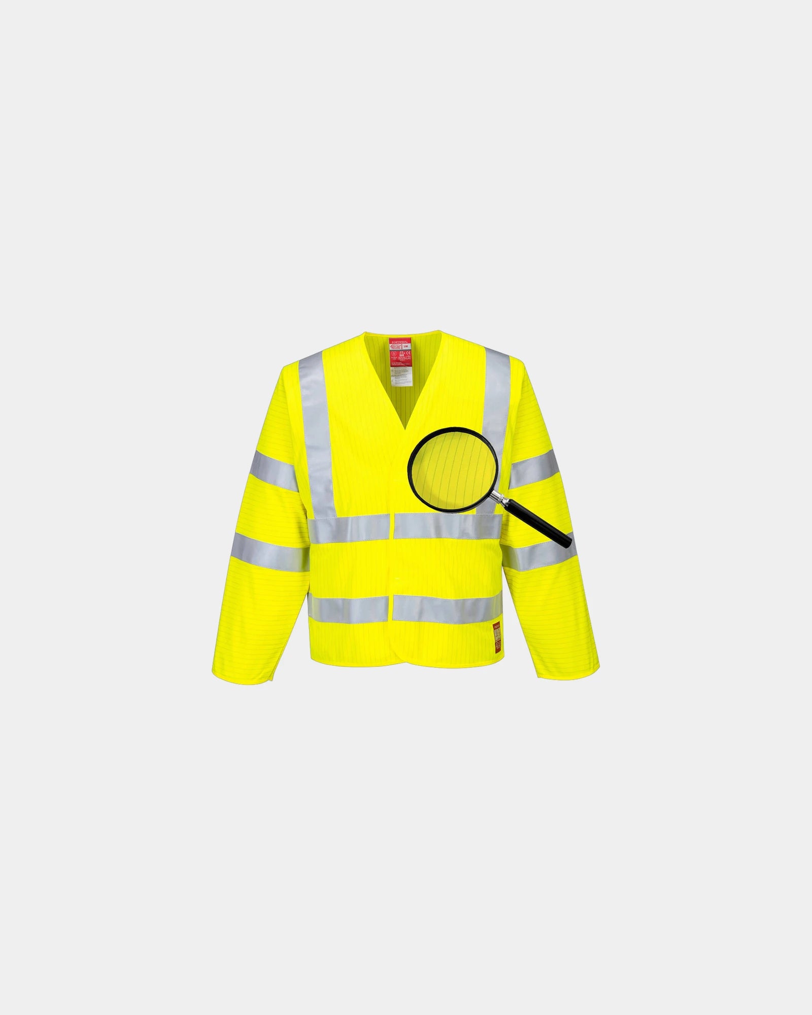 Antistatisch veiligheidsjack Hi-Vis om te personaliseren - Geel