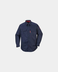 Vlamvertragend overhemd Bizflame 88/12 om te personaliseren - Marineblauw