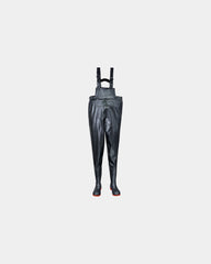 Waders S5 antiperforatie om te personaliseren - Zwart-Hemelsblauw