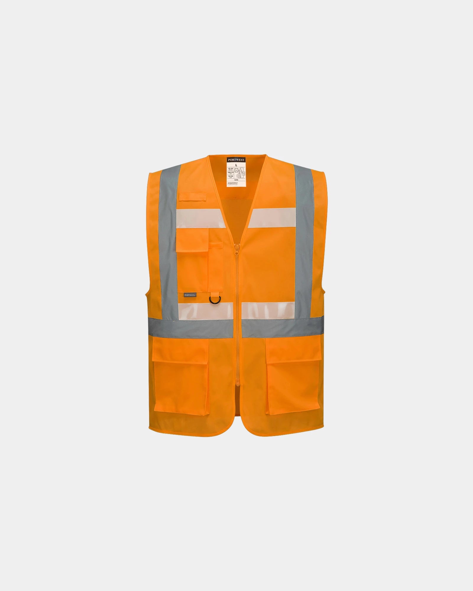 Veiligheidsvest fluorescerend om te personaliseren - Oranje