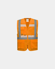 Veiligheidsvest fluorescerend om te personaliseren - Oranje