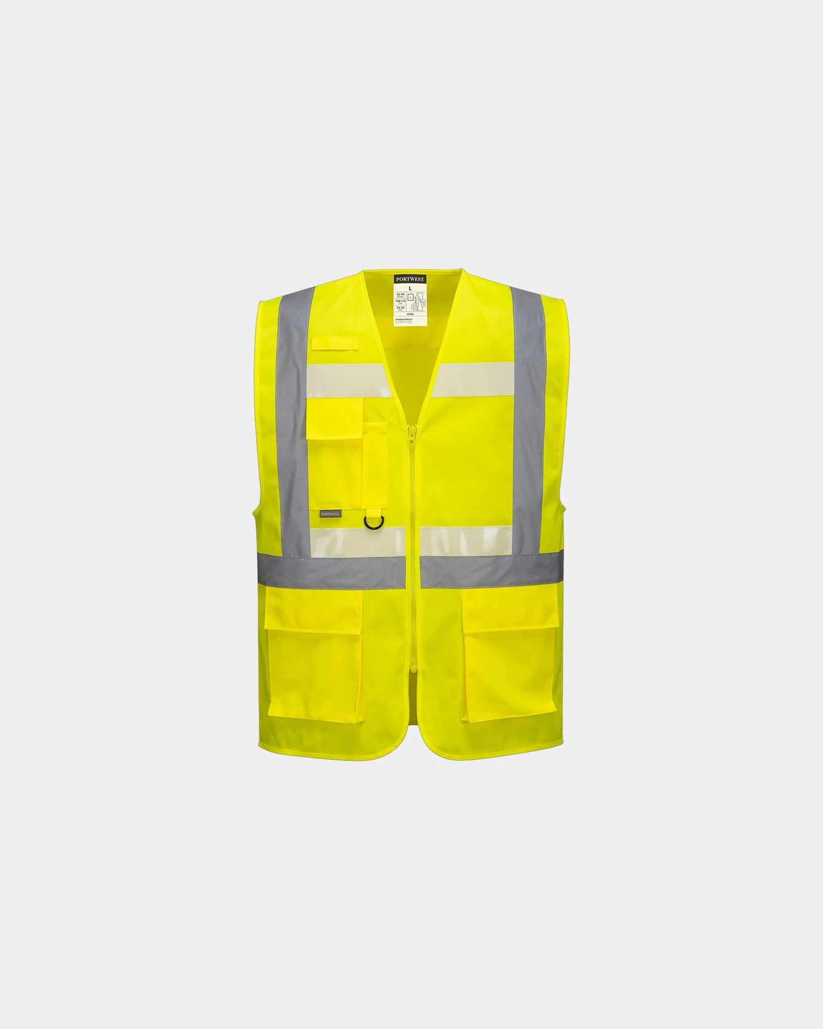 Veiligheidsvest fluorescerend om te personaliseren - Geel