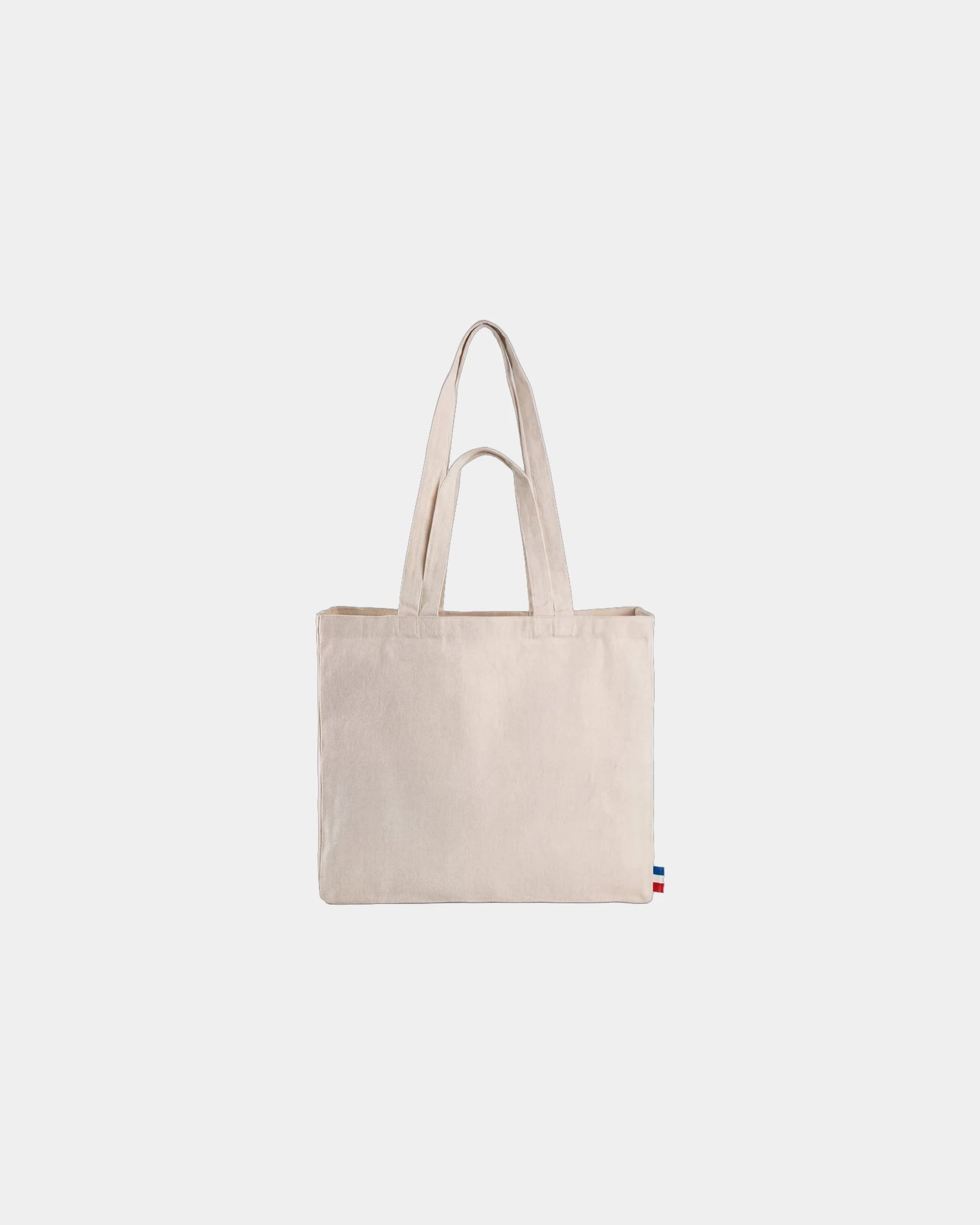 Shopper van gerecycled katoen om te personaliseren - Marineblauw