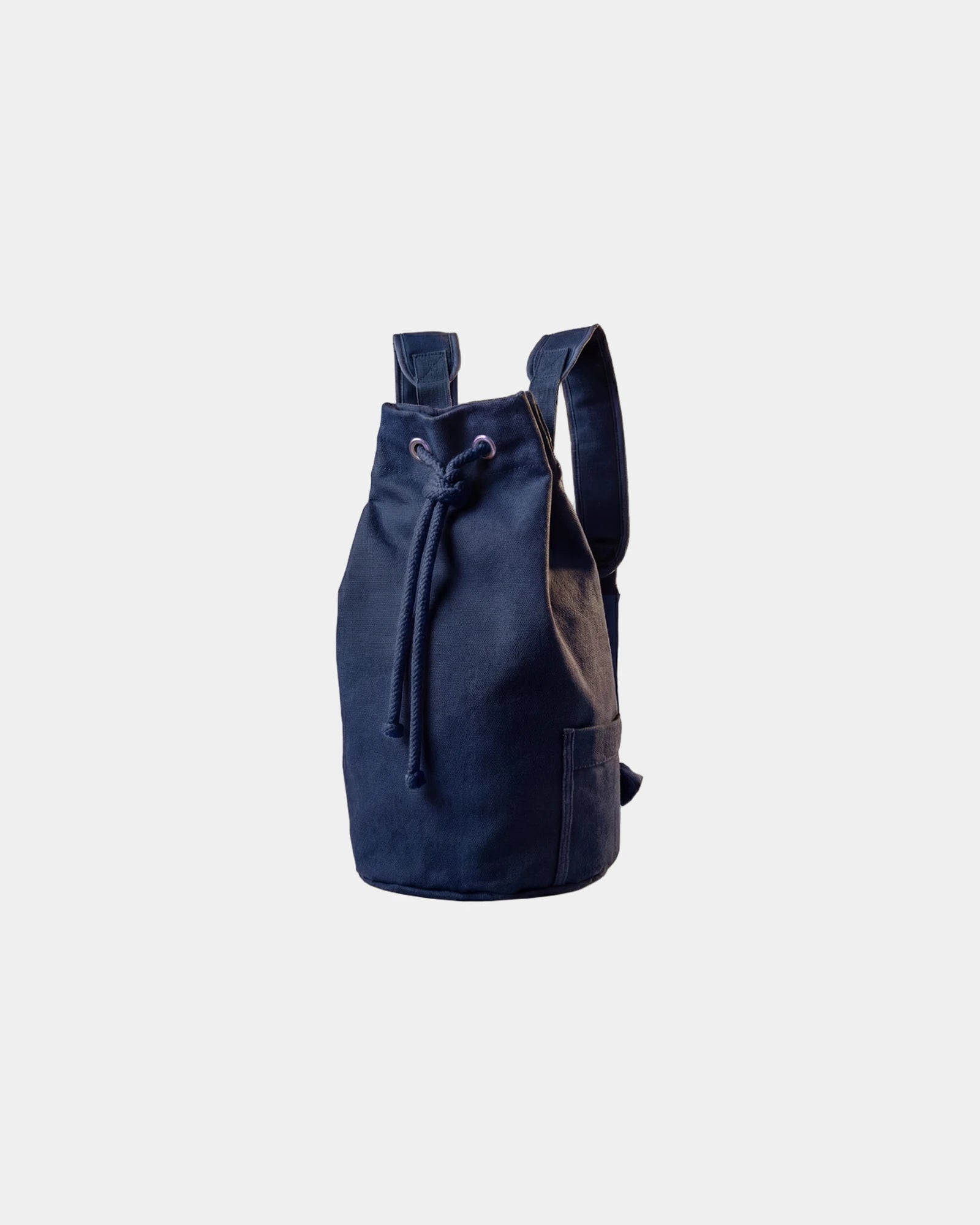 Plunjezak gerecycled katoen 30L om te personaliseren - Marineblauw
